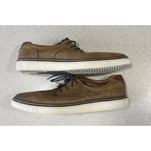 Johnston & Murphy Brown Leather Sneakers Lace Up Comfort Men\'s Shoes Size 11.5 M main image 10